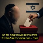 סערה בדרום טענות קשות נגד רב מוכר – האם מדובר בחיסול פוליטי