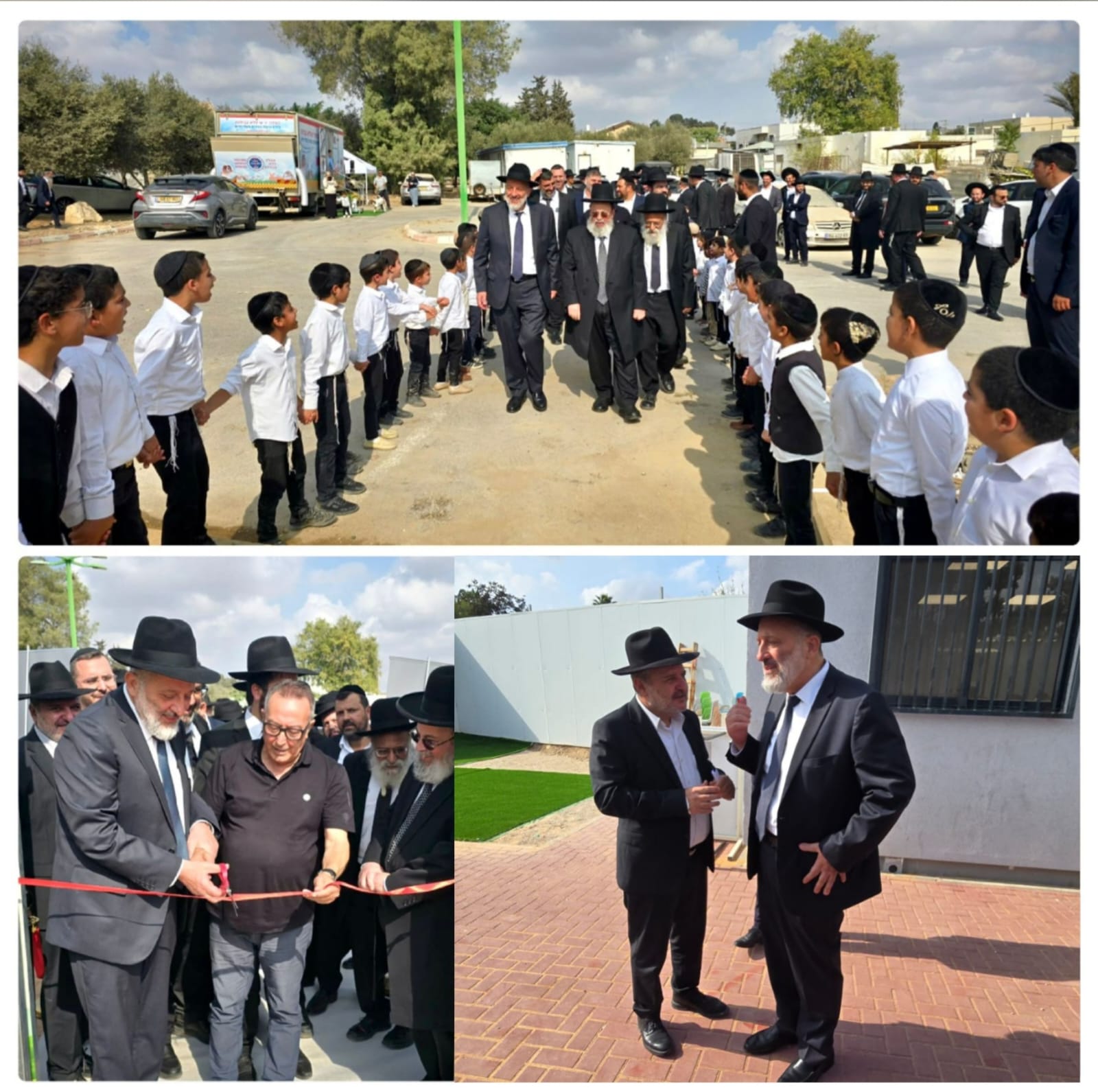 חנוכת בית וקביעת מזוזה במוסדות תלמוד תורה החדש – נווה שרון