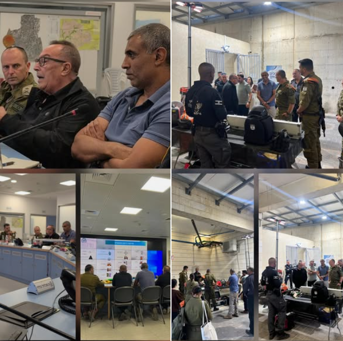 מפקד פיקוד העורף בביקור מקצועי במרכז ההפעלה העירוני בנתיבות
