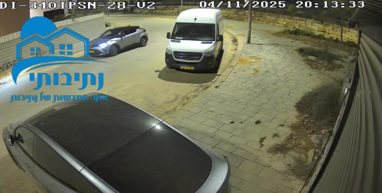 תיעוד בלעדי תאונה עצמית ברחוב אורי צבי גרינברג בנתיבות – ללא נפגעים