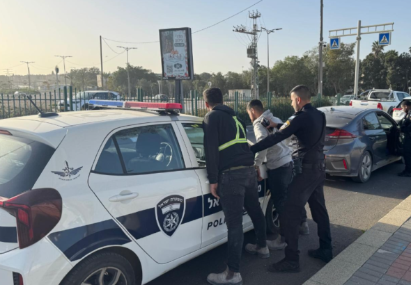 פעילות משטרתית בשכונת נווה שרון נתיבות