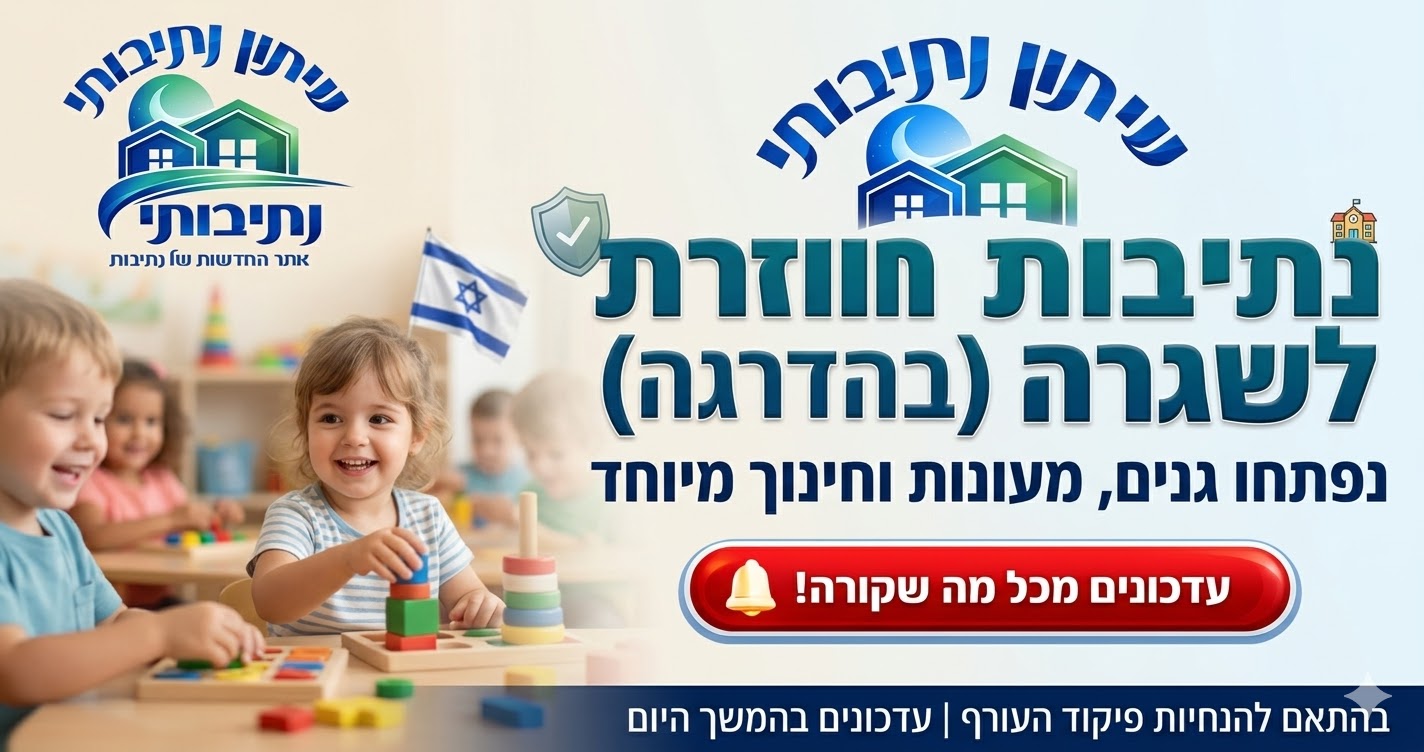 הבוקר חזרה עיריית נתיבות לשגרת פעילות מדורגת במערכת החינוך