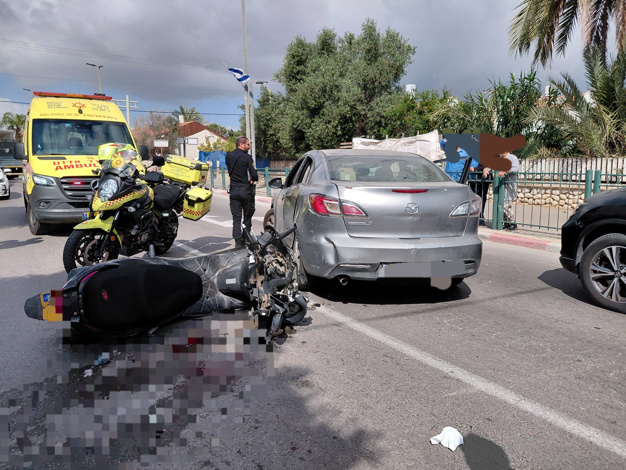 נתיבות : פצועים קשה, בינוני וקל בתאונת דרכים