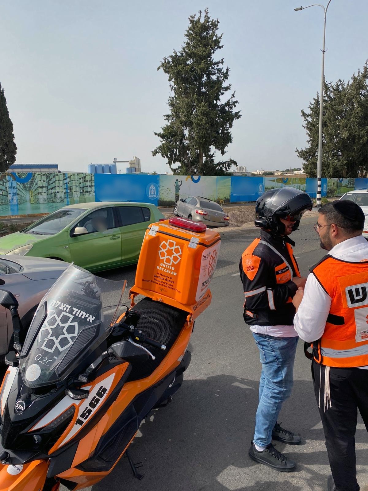 תאונה סמוך לצומת שרשרת: ארבעה נפצעו קל בתאונה בין שלושה כלי רכב