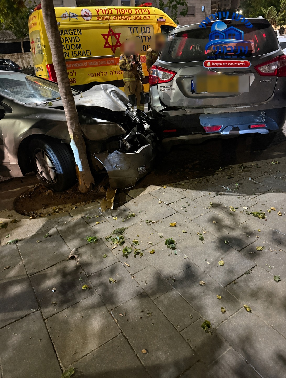 תאונה עצמית בנווה שרון בנתיבות במהלך הלילה