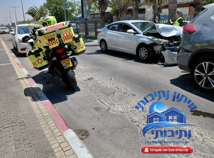 תאונת דרכים סמוך לנתיביון בנתיבות: פצועה קל פונתה לבית החולים