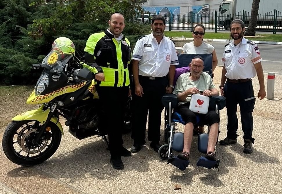 מרגש בנתיבות: השכן החובש הגיע ראשון והציל את חייו של בן 76
