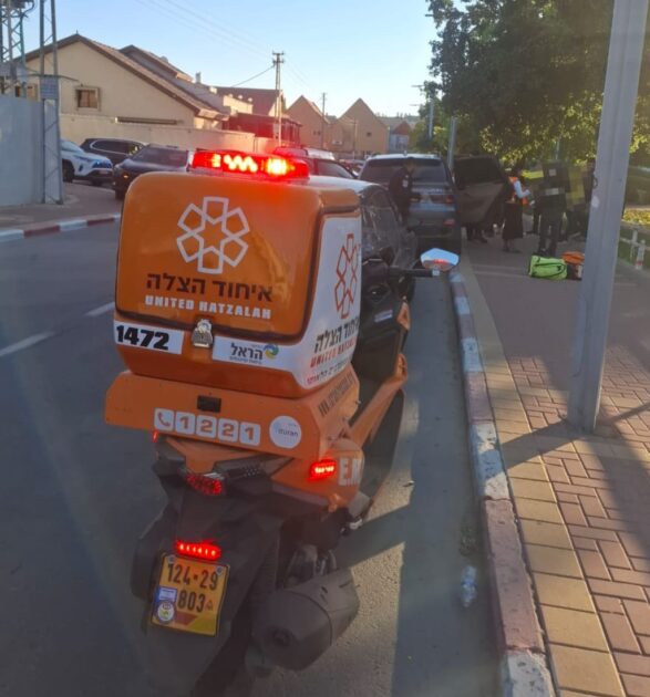 תאונה עם מעורבות שני כלי רכב אירעה ברחוב העצמאות בנתיבות.