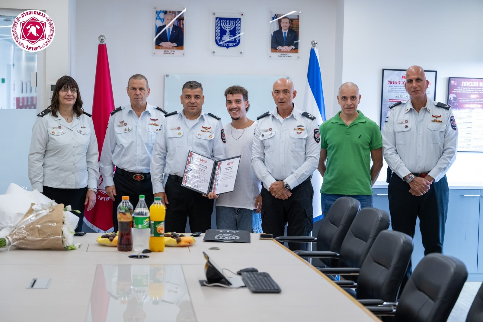 מכבאות והצלה בית שמש לפיקוד על מרחב נגב מערבי: שלומי סעדון הועלה לדרגת סגן טפסר