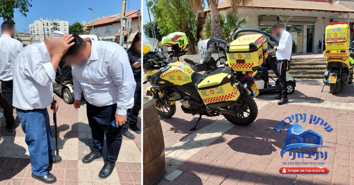 רגע מרגש בנתיבות: נפגע בתאונה – ועצר כדי לברך את אנשי מד״א שטיפלו בו